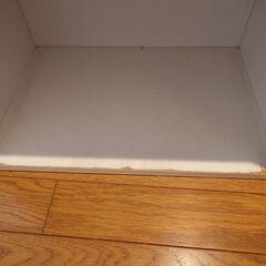 2段カラーボックス　ホワイトの画像