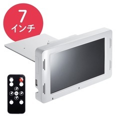 SANWA サンワ　電子ポップモニター（メディアプレーヤー・小型サイネージ・店内販促・SD/USB  400-MEDI036の画像