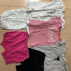 予約済み　夏服　半袖　まとめ売り　パジャマ　肌着　ズボン　など　全部　セット　の画像