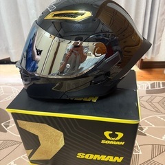 SOMAN  インナーバイザー付きシステムヘルメット‼️　Mサイズ❗️の画像
