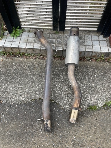 シルビアS15 社外マフラー