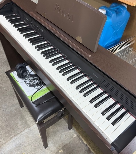 お引取り限定 14年製 CASIO カシオ Privia 電子ピアノ PX-750 88鍵盤 動作良好