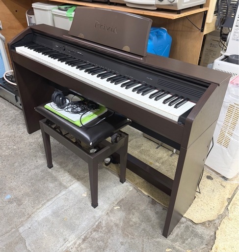 お引取り限定 14年製 CASIO カシオ Privia 電子ピアノ PX-750 88鍵盤 動作良好