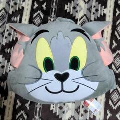 TOM and JERRY　ダイカットフェイスクッション　タグ付き