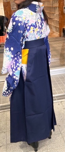 女子小学生　卒業式　袴　簡易　ブーツ付き　160センチ