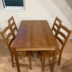 【取引完了】IKEAダイニングテーブルセット