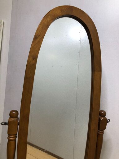 オーバル型 アンティーク 全身鏡 スタンドミラー ヴィンテージ