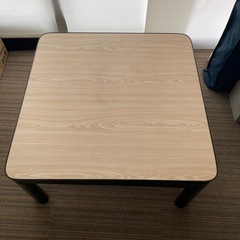 こたつ机　机だけの利用も可能　ブラックの画像