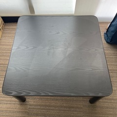 こたつ机　机だけの利用も可能　ブラック