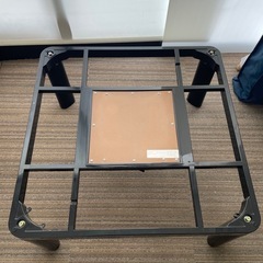 こたつ机　机だけの利用も可能　ブラックの画像