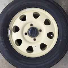 Yokohama job 12インチ 鉄ホイール付きの画像