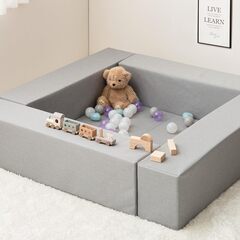 萩原 キッズコーナー 5個セット（ブロック4個＋マット1枚）