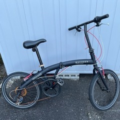 折りたたみ自転車 WACHSEN（ジャンク）の画像