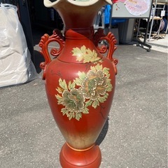 現状品　花器　花瓶　花入　飾壺　高さ67㎝　中古品　③