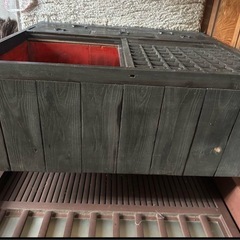 アンティーク　木製飾り棚　漆塗り　箪笥 ディスプレイ　飾り棚　古民家リノベーションの画像