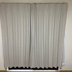 【ニトリ】遮光1級カーテン　レースカーテン付