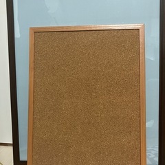 大型サイズ額縁＋コルクボード（60×84cm）の画像