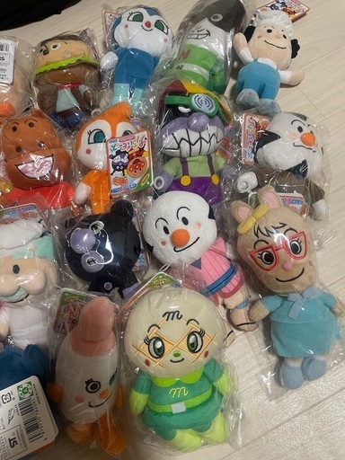 全て新品！！アンパンマン ぬいぐるみ18種類セット (さき) 福岡