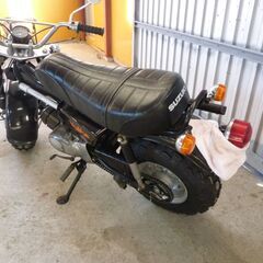 実働　自賠責4年分付き　初期型　バンバン90　黒　バギータイヤ　稚内市からの画像