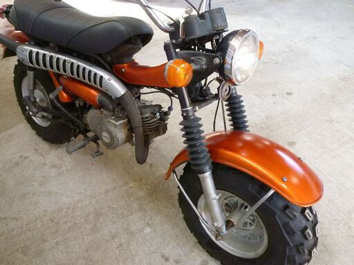 実働　スズキ　バンバン90　オレンジ　バギータイヤ 　稚内市から バンバン90 オレンジ バギータイヤ 稚内市から バンバン90（橙