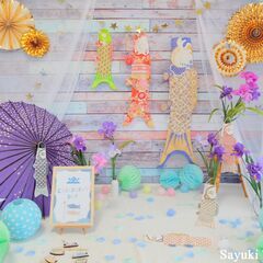 ４月21日開催　子どもの日（こいぼのり）おすわりアートフォトブー...