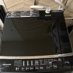 洗濯機　2021年製　ハイセンスの画像