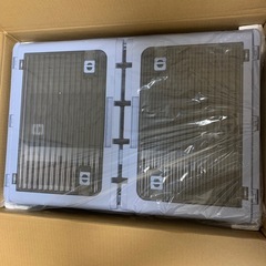 収納ボックス 蓋付き 折り畳み 衣装ケースコンテナ 収納ケース 前開き 折畳み 押入れ収納 アイスブルー 3個セットの画像