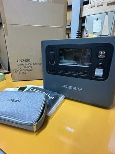 ［新品同様ポタ電］定価165,000円AFERIY ポータブル電源P210  大容量2400w