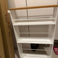 再募集　山崎実業TOWER スリムワゴン　隙間収納