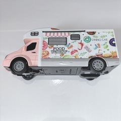 ラジコンカー 女の子 ピンク 車 おもちゃ キッチンカー 電動カー プレゼントの画像