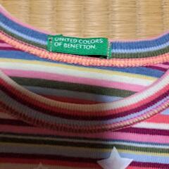 BENETTON長袖Tシャツ子供服の画像