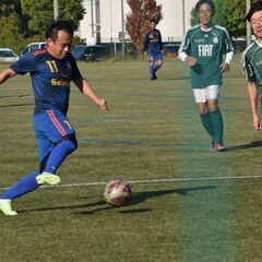 軽くサッカー練習相手