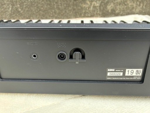 KORG コルグ B1 電子ピアノ キーボード 88鍵盤 黒 フットペダル付き 2019年製　