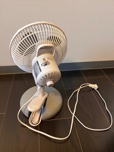 2WAYクリップファン ホワイト (ひぐ) 小樽の季節、空調家電