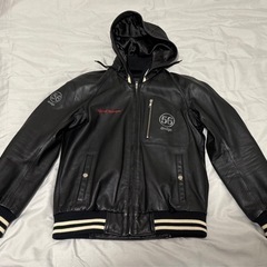 56design 本革レザーライディングパーカー【Mサイズ】