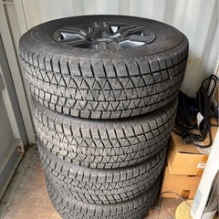 トヨタ　ハイラックス純正アルミ　スタッドレス付きの画像
