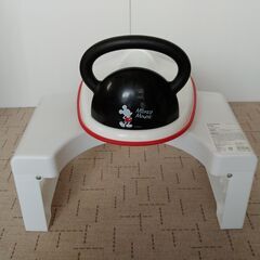 ミッキーマウス 補助便座 ステップ セット 子ども用 トイレトレーニングの画像