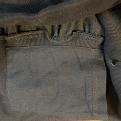 3L マタニティ スカート 膝丈 黒 大きめ ゆったり ポケットの画像