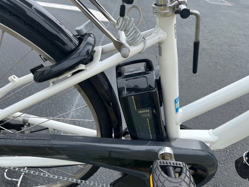 中古27インチYAMAHA電動アシスト自転車　12.3Ah 内装5速