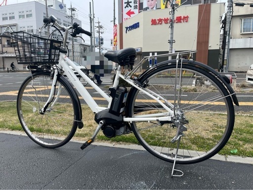 中古27インチYAMAHA電動アシスト自転車　12.3Ah 内装5速