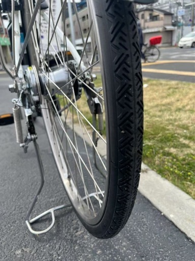 中古27インチYAMAHA電動アシスト自転車　12.3Ah 内装5速