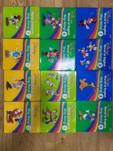 【値下げ】ディズニー・ワールド・オブ・イングリッシュ プレイアロング全巻&シングアロング全巻