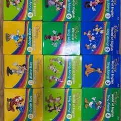 【値下げ】ディズニー・ワールド・オブ・イングリッシュ プレイアロング全巻&シングアロング全巻の画像