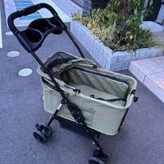四輪ペットカート　バスケット分離可能