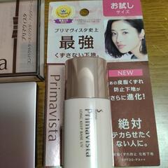 Prima vista下地、パウダー2種お試し用　パウダーケース新品未使用の画像