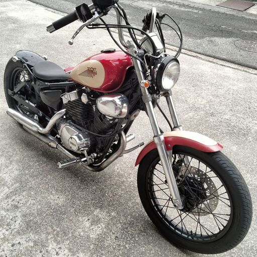 ヤマハのビラーゴ250ccソロリジットカスタム。 (みくたん) 上ノ ヤマハのビラーゴ250ccソロリジットカスタム。 (みくたん) 上ノ