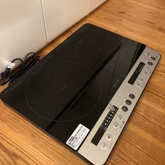 【値下げしました:美品】アイリスオーヤマ　2口IHコンロ