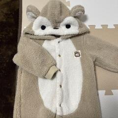 ダッフィー風モコモコ　カバーオール70サイズの画像