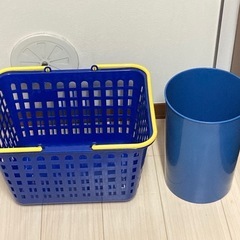 洗濯かごとゴミ箱のセット