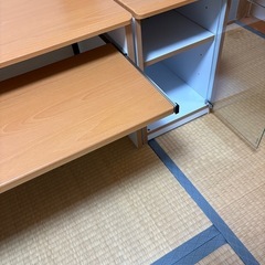 美品　キャビネット付きパソコンデスクの画像